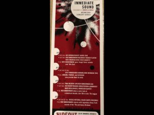 Album: Black-and-Red Immediate Sound Poster