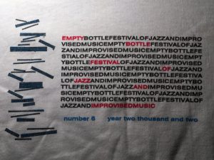 Empty Bottle Festival of Jazz and Improvised Music (no. 6) T-Shirt -- Catalytic Sound