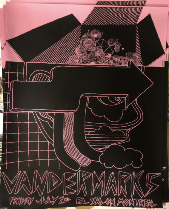 Album: Pink and Black Vandermark 5 Poster